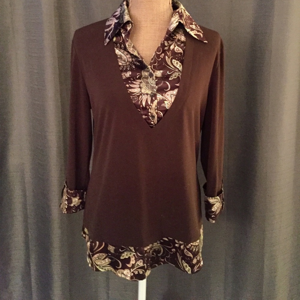 B. Moss Tailor collection Top
